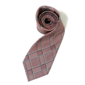 LAUREN RALPH LAUREN 100% Silk Tie Red Blue White